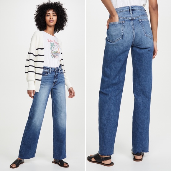 Frame Denim Denim - ✨NWT✨ FRAME Heritage California Raw Wide Leg Jeans in Coldwater Sz 25